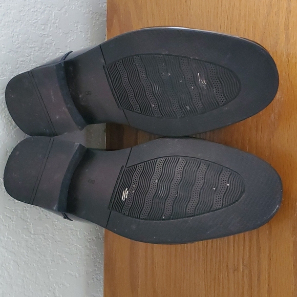 Calden Black Loafers Height Enhancer Shoes Sz 8 - Picture 5 of 9